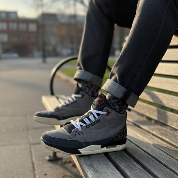 Air Jordan CP3.III Tribute Light Graphite Elephant Size 11 - Men’s Sneakers - Picture 9 of 10